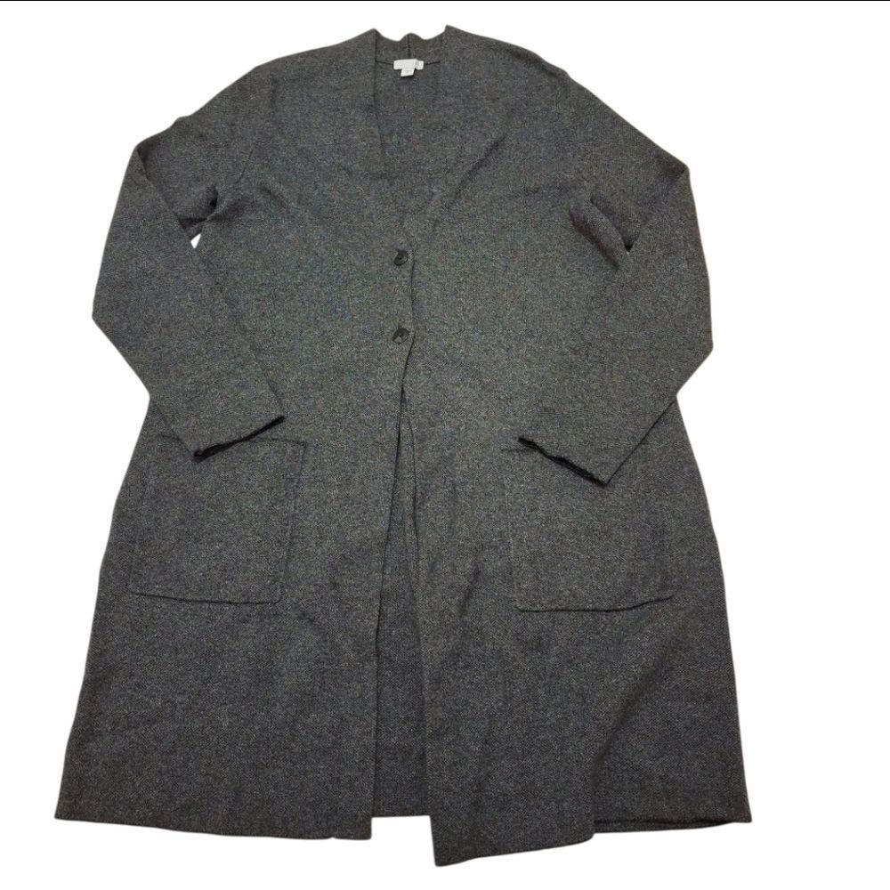 J.Jill Long Duster Cardigan Sweater Size M